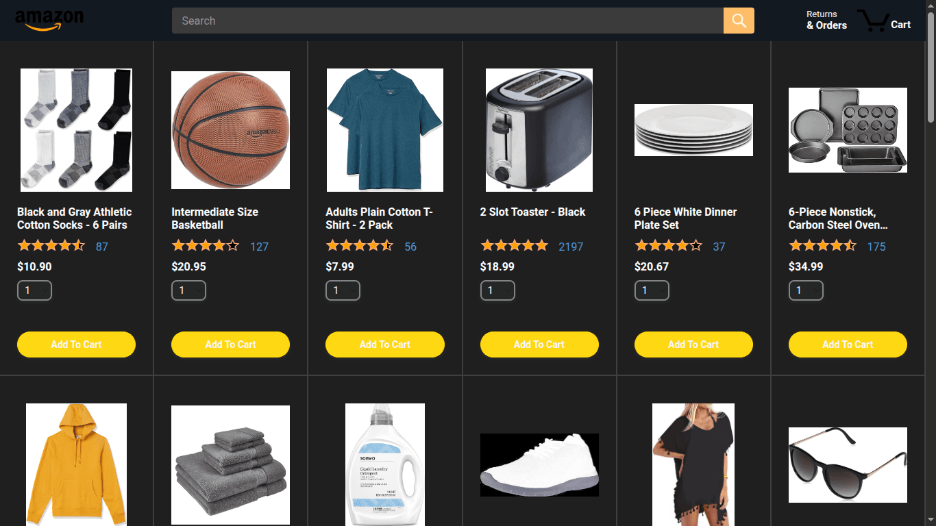 Amazon E-Commerce Clone