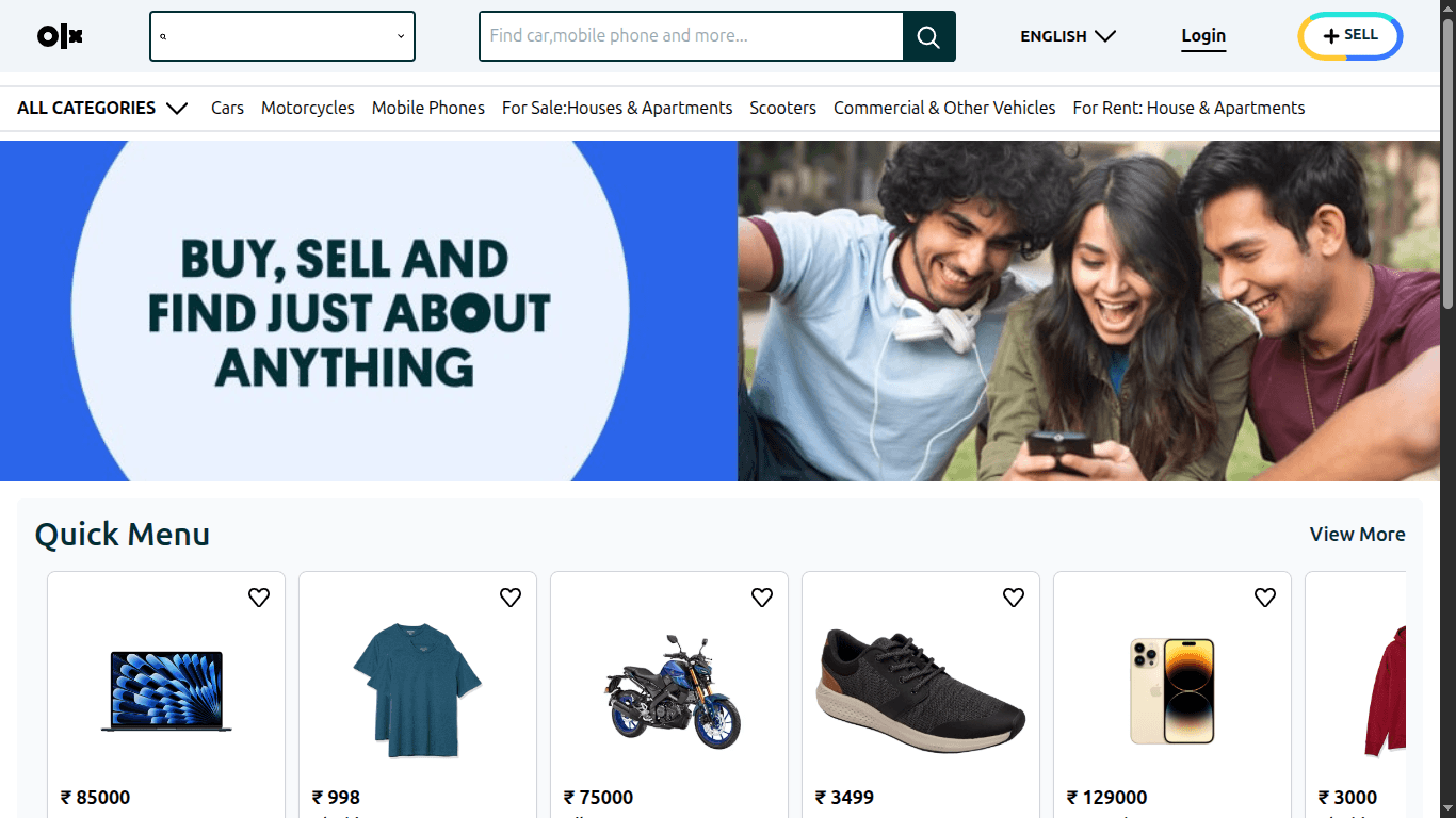 OLX Marketplace Clone