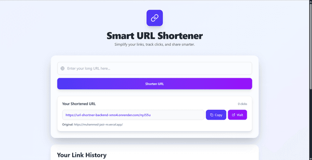 MERN URL Shortener